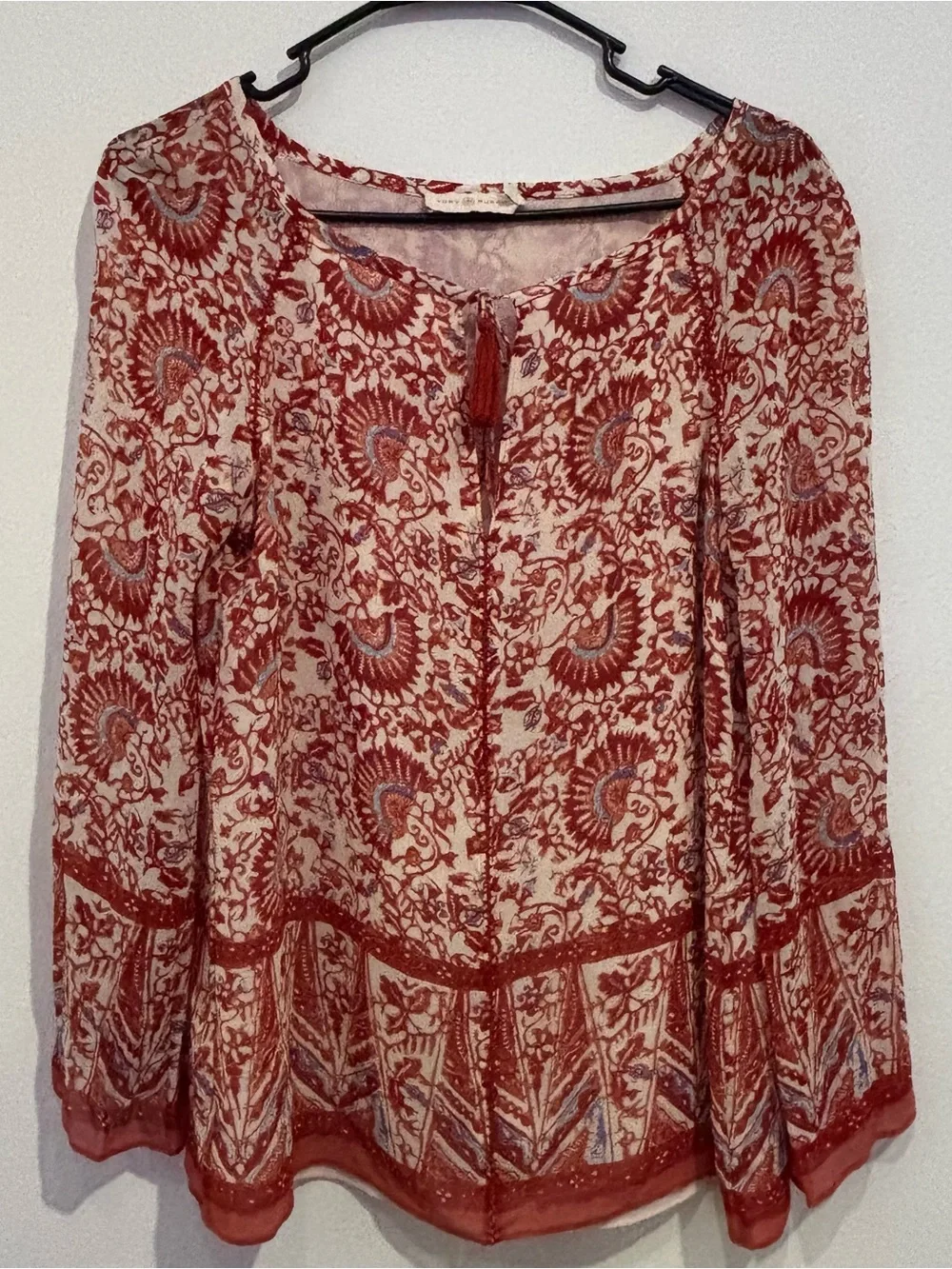 Tory Burch Size 6 Silk Blouse